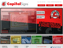 Tablet Screenshot of capitalsigns.com